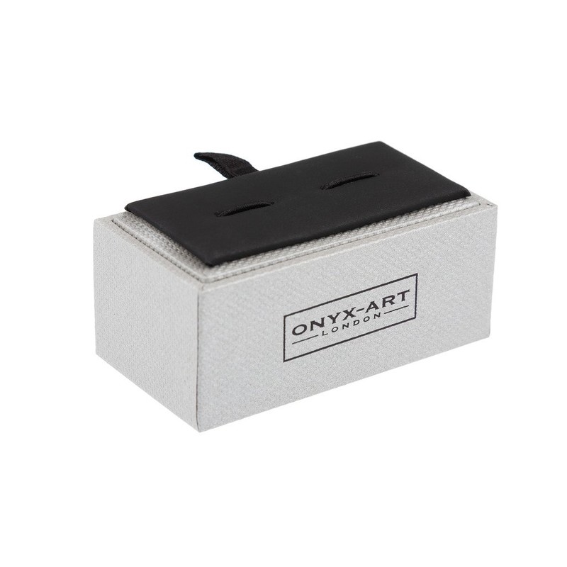 Racing Cyclist Cufflinks Presented in Onyx Art Cufflink Box