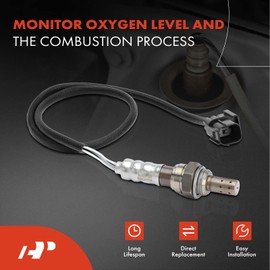 A-Premium O2 Oxygen Sensor Compatible with Honda Accord 2008-2009 3.5L, Downstream Front and Rear, 2-PC Set