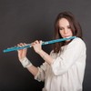 LeSage Closed Hole C Flute 16 Key Blue Flute for