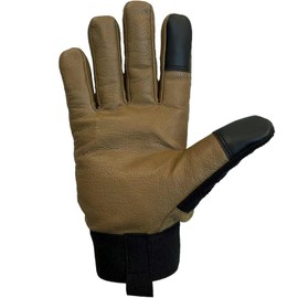Glacier Glove Unisex Alaska Pro Waterproof Breathable Touchscreen Compatible Gloves with Goat Skin Leather Palm & Thinsulate Lining | for Outdoors, Hunting, Fishing, Hiking, Coyote, Large