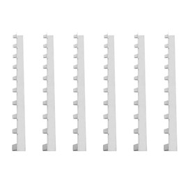 6PCS Heavy Duty Metal Beehive Frame Spacers - Durable Beekeeping Tool for Hive Frame Support, Essential Beekeeper Equipment with Easy Install (14.57" Length)