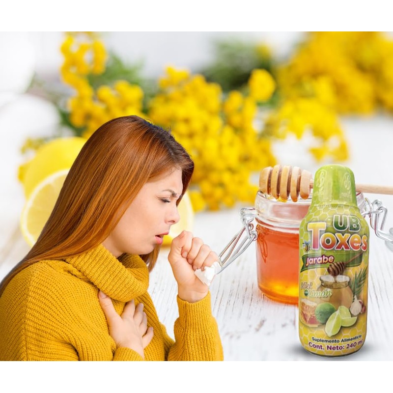 Toxes Jarabe Tos Miel Abeja Ingredientes Naturales 240 Azúcar