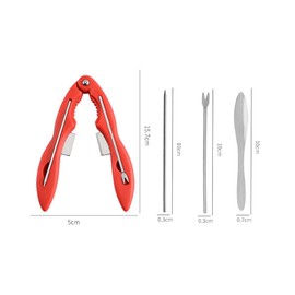 Hsthe Sea Multifunctional Crab Claws And Tools Portable Seafood Claws And Tools 3-In-1 Crab Leg Claws Crab Claws Crab Fork Crab Needle For Home Kitchen Restaurant Supplies