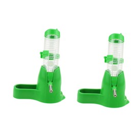 POPETPOP 2piezas Botella De Agua para Hamster Plato Dispensador De Agua De Plástico para Animales Accesorio para Conejos Hámsters y Color Aleatorio