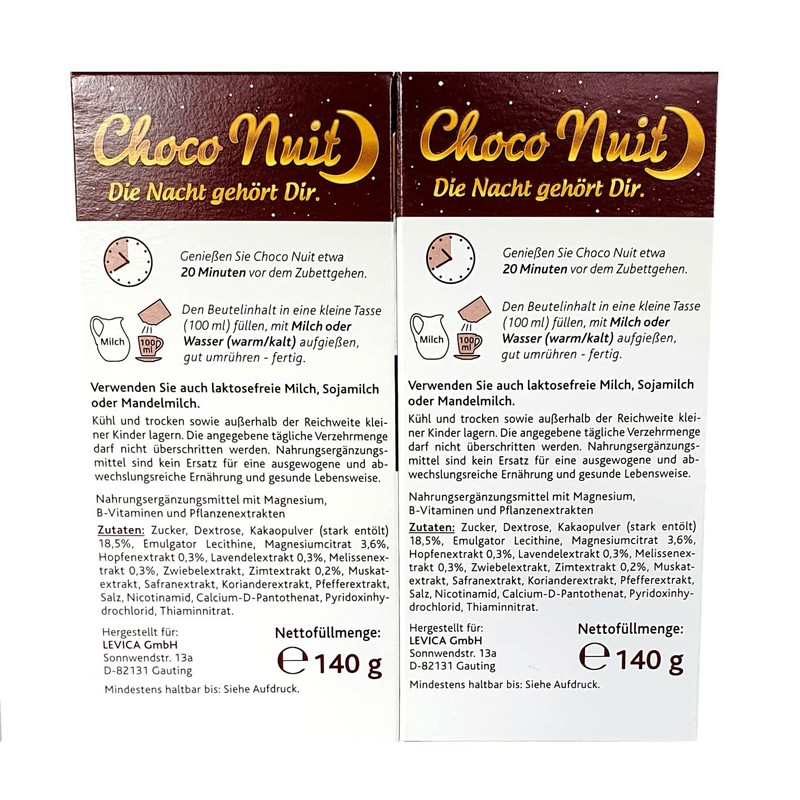 Choco Nuit Sleep Aid to drink (Pack of 10)