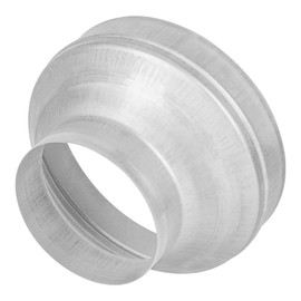 Duct Reducter 10 to 6 Air Ducting Reducer Increaser Air Duct Adapter or Round Metal Pipe Reducer for Bathroom Kitchen Ventilation Systems