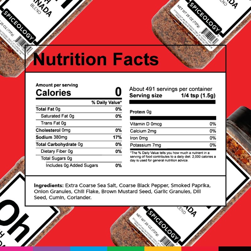 Spiceology - Oh Canada Steak Seasoning - All-Purpose BBQ Rubs,