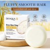 Shampoo En Barra Extracto De Arroz Limpieza Caspa Antifriz