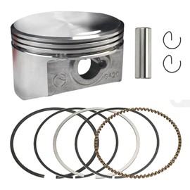 COEFEPIY 90mm 660 Piston for 420cc Hemi Predators for Most 390 Style Engines Flat Top Piston And Rings