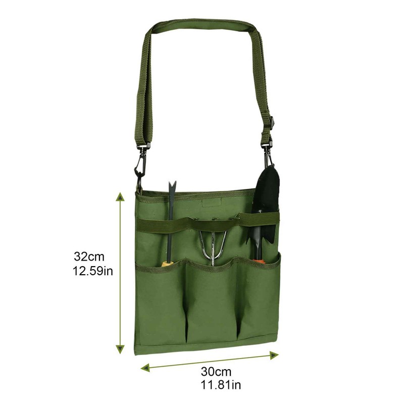 Yabcany Garden Pruning Tool Bag - Canvas Shoulder Crossbody Gardening