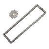 16T 17mm Gear Chain Drive Set High Performance Sprocket Chain
