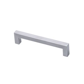 Gedotec GR10096 Drawer Handle for Kitchen and Drawer, 14 x 14 mm, Profile 14 x 14 mm, BA 640 mm, Pack of 1, Design Bar Handle with Screws