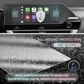 CDEFG Compatible with Citroen C4 E-C4 2021-2023 2024 Navigation Protective Film, 4H Scratch-Resistant 10 Inch GPS Transparent Screen Protector Car Navigation Film C4 Accessories Pack of 2 (Sat Nav)