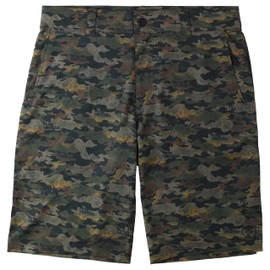 Metal Mulisha Mens Offshore 2 Hybrid Boardshorts, Camo, 40
