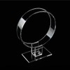 2pcs Clear Acrylic Headband Display Stand Headwear Holder Hairband Organizer