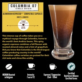 Belmio Colombian Aluminium Nespresso Original Compatible Coffee Pods 30 Capsules (3 x 10 packs) - Spicy Espresso Combines Full Flavour with Roasted Almond and Citrus Notes