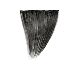 Love Hair Extensions 16 inch Clip In Extension, Human Hair, Colour 1 - Jet Black