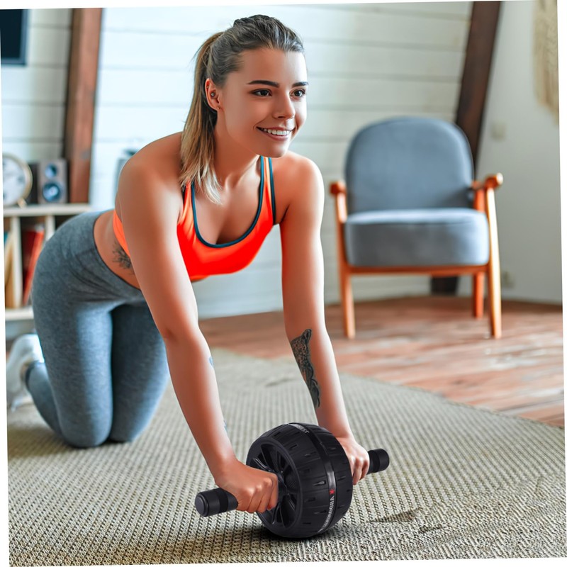 Totority Ab Roller Wheel with Knee Pad Ergonomic Ab Exercise
