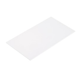 QUARKZMAN ABS Plastic Panel 7 Inches x 4 Inches x 0.06 Inches ABS Styrene Panels for Building Models DIY Craft Panel White