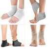 BRITIVIVE Fersensocken 4 Paar Fersensocken Hornhaut Feuchtigkeitsspendende Fersensocken Gel Socken