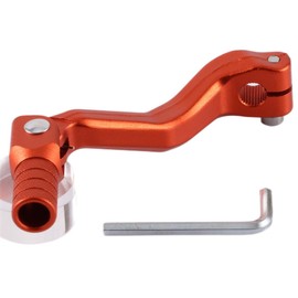GOOFIT Orange Aluminum Alloy Gear Shift Pedal Folding Gear Lever Replacement for Cb250 Motocross Bike ATV Dirt PitBike