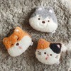 Mini Portable Bubble Doll Face Hot Pack Mochi Heat pack husky