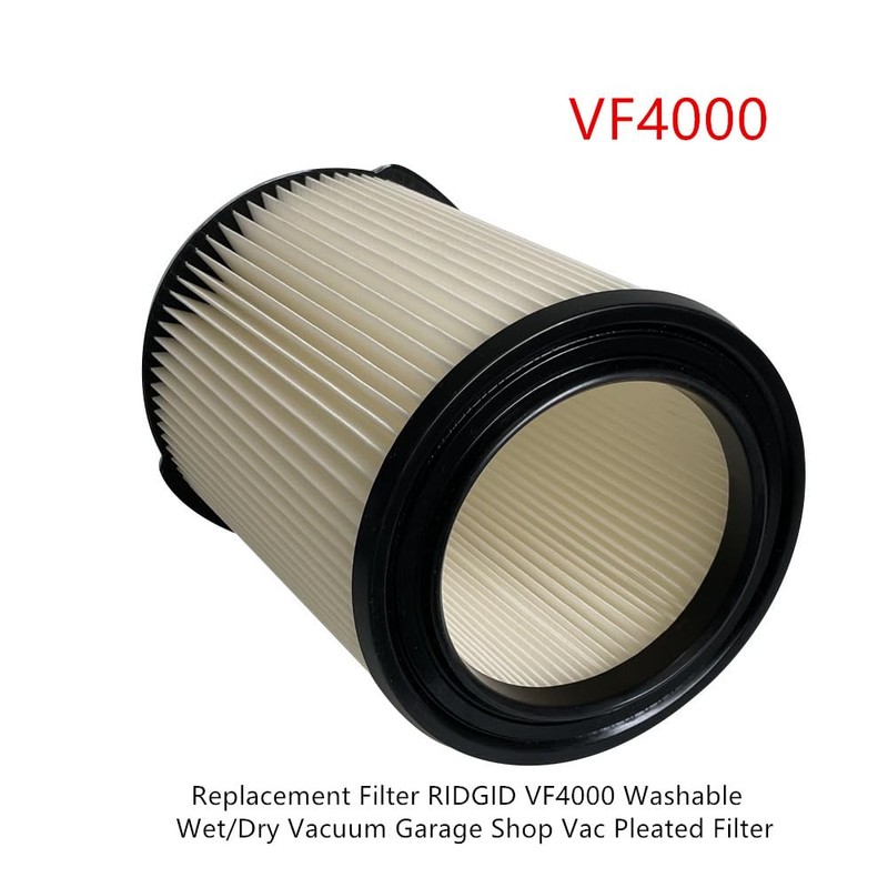 2 PACK Amigriki VF4000 Replacement 1-Layer Standard Wet/Dry Vac Filter