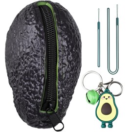 Cosermart Avocado Coin Purse Realistic Avocado Wallet For Avocado Lover Women Girl Novelty Gifts Funny Gag Gifts for Best Friend Birthday Housewarming Women Teacher Sister