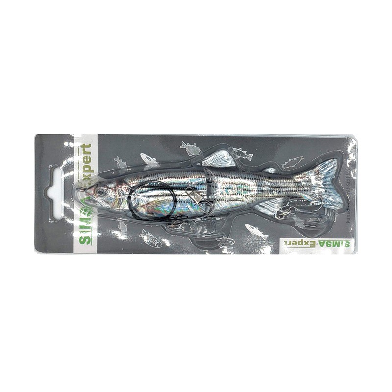 SIMSA-Expert Silver Wobbler Swimbait Artificial Bait (12 cm, 23 g)