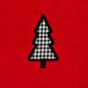 Decorative Christmas Theme Red Towel Set: Luxury Bathroom Fingertip Towels,