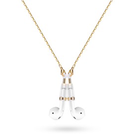 Birwiny Magnetic Anti-Lost Straps for AirPods, Golden Cable Chain Necklace Lanyard String Compatible with AirPods Pro 3 2 1/Pro 1st & 2nd Headphone Holder Neck Rope Cord