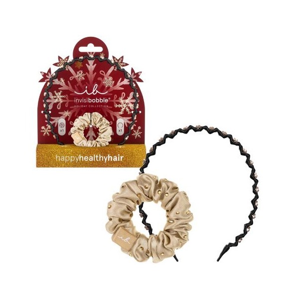 Invisibobble Winterful Life Headband, 1pc & Sprunchie, 1pc