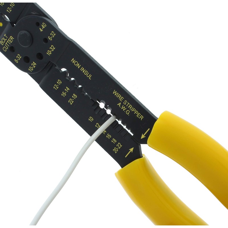 IDEAL Electrical 45-778 Multi-Crimp Strip Tool - High Leverage Pivot
