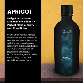 Zone Scent Apricot Essential Oil for Diffusers - Premium Aromatherapy Oil Set for Home and Hotel, Scented Diffuser Oils Scents, Eco-Friendly and Safe for Family and Pets, Diffuser Refill 100ml