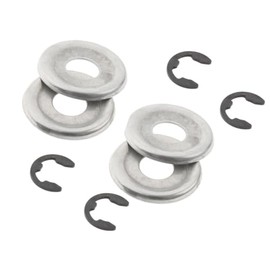 YXQ Clutch Washer and Clip Chainsaw Clutch Drum Washer and E-Clip for Stihl MS170, MS180, MS190, MS191T, MS210, MS230~290, MS340/341, MS360/361, MS440/441, MS460, MS640~660 Chainsaw, 4Sets