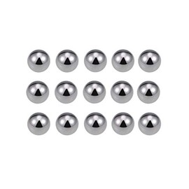 sourcing map 1/4" Carbon Steel Bearing Balls Precision Balls 85pcs