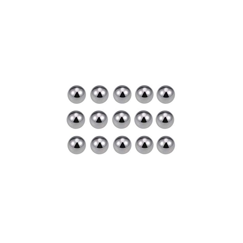 sourcing map 1/4" Carbon Steel Bearing Balls Precision Balls 85pcs