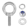 PATIKIL M8 x 25mm Lifting Shoulder Eye Bolts Set of
