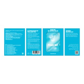 PEACE OUT Skincare Instant Oil Control Roller for Face, On-the-Go Oil Absorbing Shine Control with Halloysite Clay