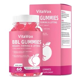 Bbl Gummies Suplemento Glúteos Butt Hip Booster 60