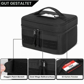 GOBUROS Earmuffs Shooting Eyewear Carrying Case