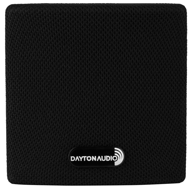 Dayton Audio SAT3B 3" Cube Speaker Pair Black