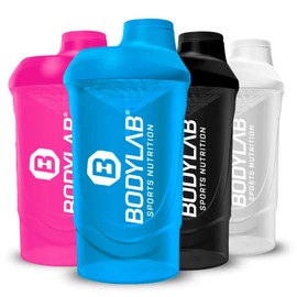 Bodylab24 Shaker 700ml Blau, der praktische Eiweiß-Shaker für deinen Proteinshake, mit Schraubverschluss und Sieb für cremige Shakes, BPA-frei, Fitness Shaker für klumpenfreie Shakes