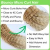 Capelli Biondi per Trecce Pre-Stirati Sintetici 27/613# Onde Profonde Boho