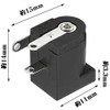 DC Power Socket Receptacle Connector 3 Pin Board Mount DC