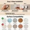 So Nice No-Drill Adhesive Hooks 4 Pack – White Self-Adhesive