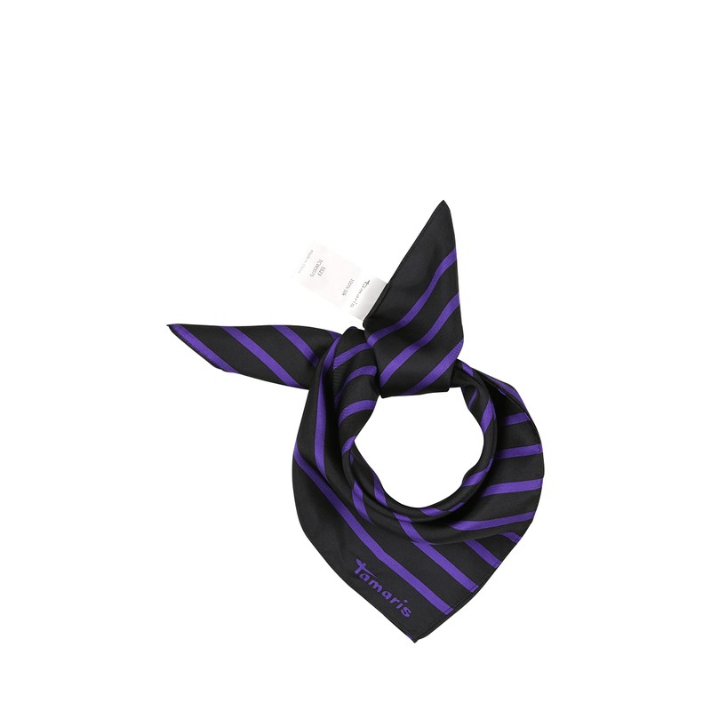 Tamaris Women's AGRYS Striped Scarf, Deep Blue