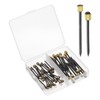 sourcing map 50Pcs Picture Hanging Nails, 2 Sizes Iron Decorative