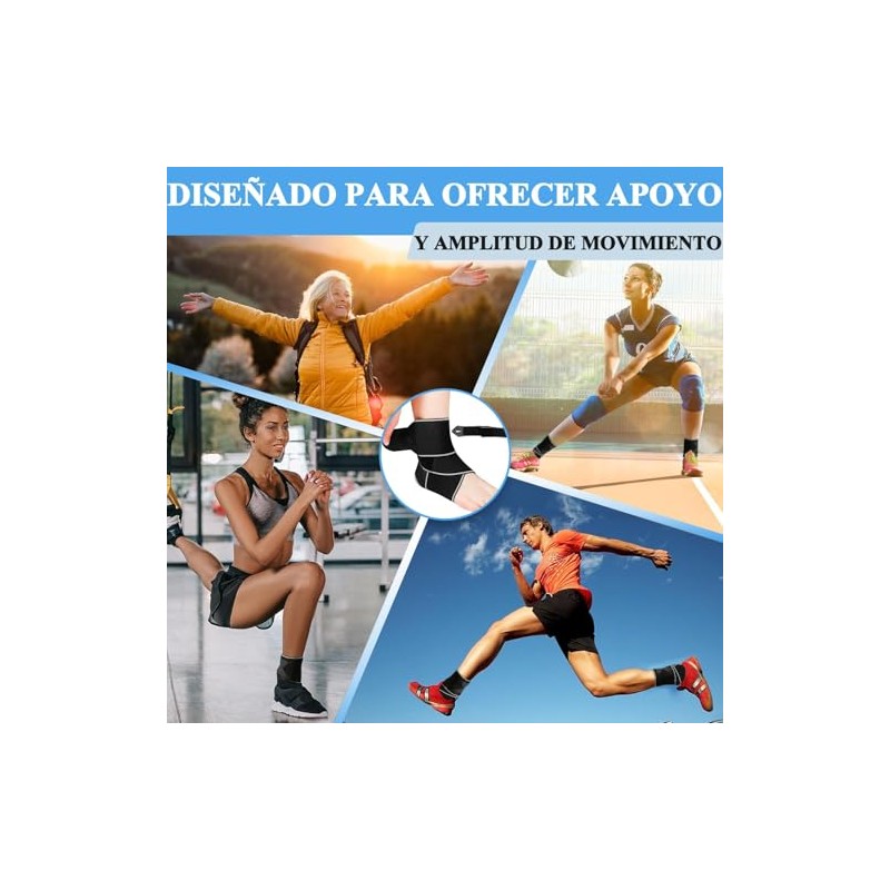 2 Pares Tobillera para Esguince, Fascitis Plantar y Tendinitis