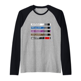 Brazilian Jiu Jitsu BJJ Belt System T Raglan Baseball Tee